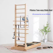 COOLBABY SSZ-HTC01 Pilates Double Track Slide Stretch Training Yoga Bed - COOLBABY